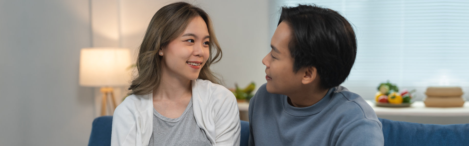 smiling couple